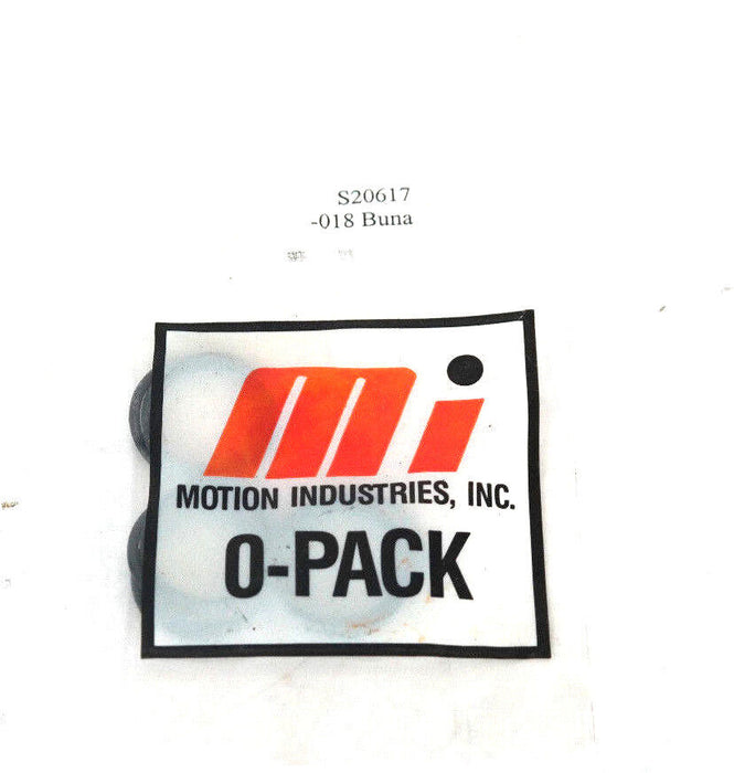 LOT OF 48 NEW MOTION INDUSTRIES S20617 018 BUNA O-PACKS