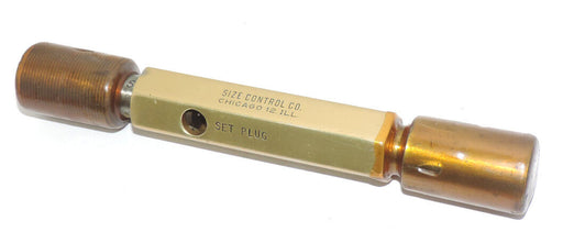 NEW SIZE CONTROL CO. GB-190192 SET PLUG 1.000-20NEF BEFORE PLATE GO PD. 9636