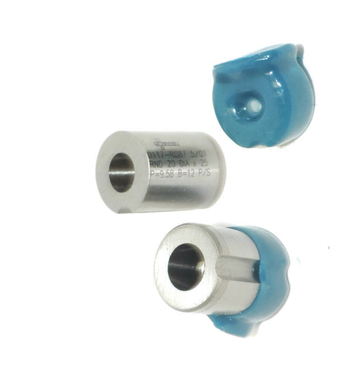 LOT OF 6 NEW MOELLER 0117-RG87 PUNCHES RND 20 DIA X 25, P=9.58 B=12 P/S