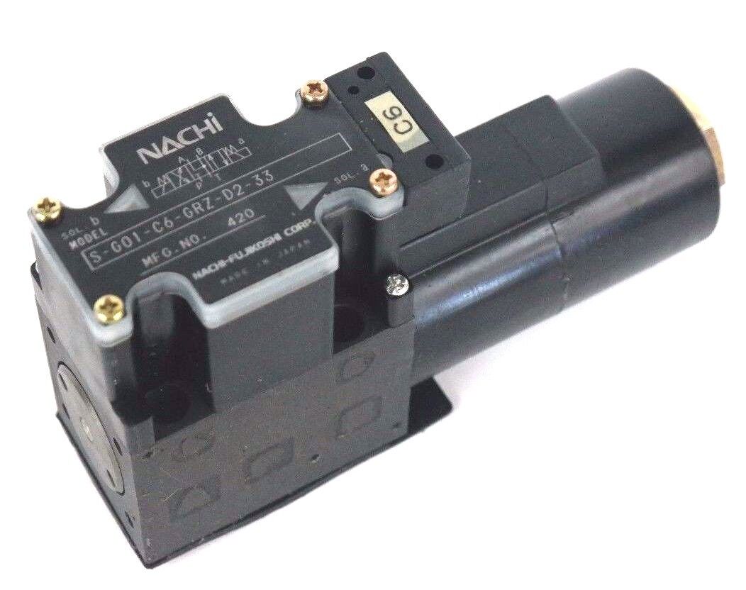 NEW NACHI S-G01-C6-GRZ-D2-33 DIRECTIONAL CONTROL VALVE SG01C6GRZD233
