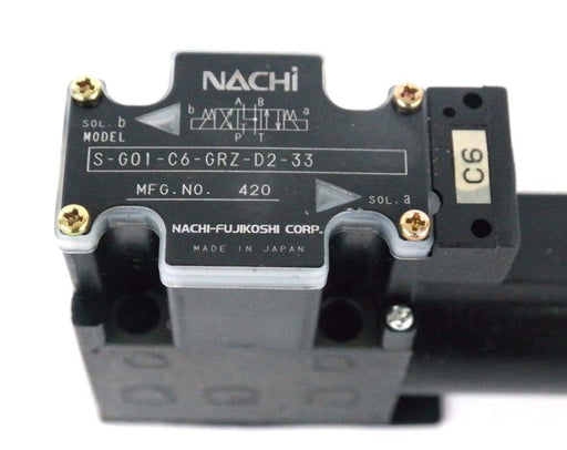 NEW NACHI S-G01-C6-GRZ-D2-33 DIRECTIONAL CONTROL VALVE SG01C6GRZD233