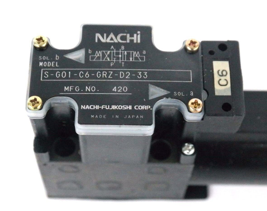 NEW NACHI S-G01-C6-GRZ-D2-33 DIRECTIONAL CONTROL VALVE SG01C6GRZD233