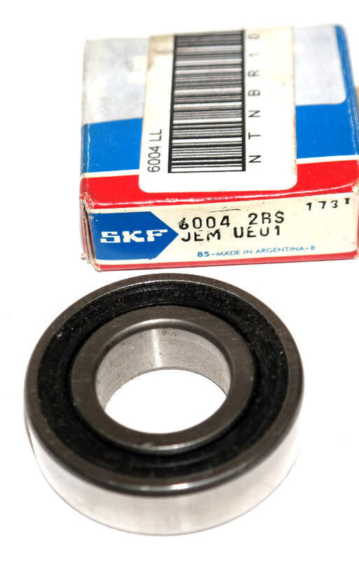 NIB SKF 6004-2RS BEARING 6004-2RS-JEM-UEU1, 6004-2RS1/C3