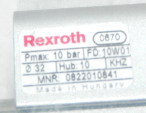 NEW BOSCH REXROTH 0822010841 DOUBLE ACTING CYLINDER 0 822 010 841