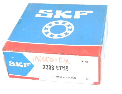 F/S SKF 2308ETN9 BALL BEARING SINGLE ROW SELF ALIGNING 90X40X33MM, 2308 ETN9