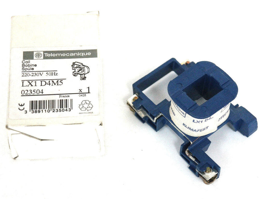 NIB TELEMECANIQUE LX1-D4M5 COIL 023504 LX1D4M5