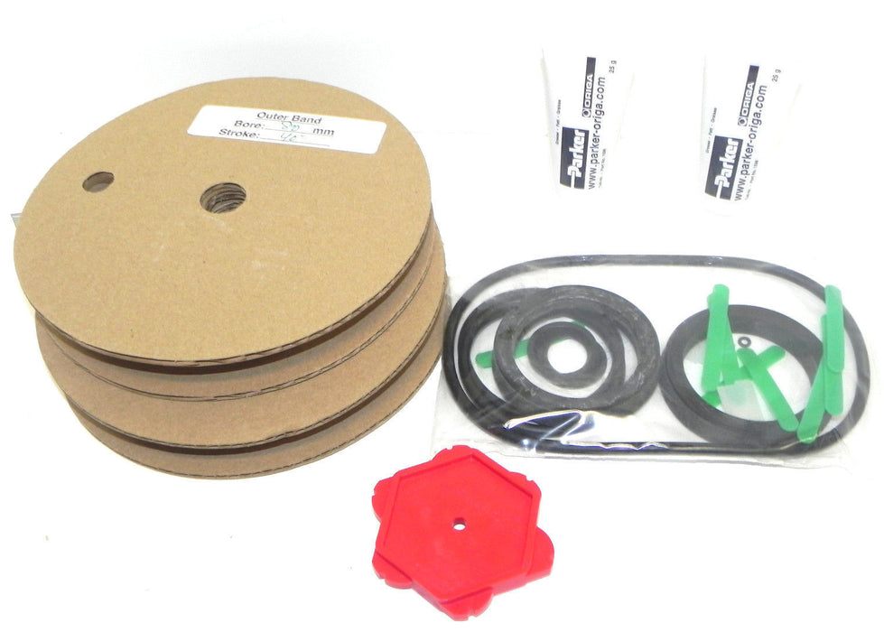 NIB PARKER KIT, PARTS, CYL, SP128-B-SX40 MAT'L NO. 10002515 STROKE LENGTH 40''