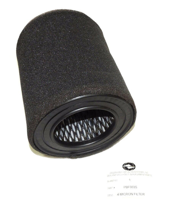 NEW ERGONOMIC HANDLING SYSTEMS, INC. PBF003S 4-MICRON FILTER