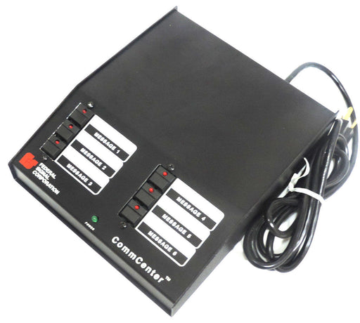 NIB SIGNAL DIVISION 300MC-6SB COMMCENTER DIGITAL MESSAGE CENTER 24VDC 120VAC