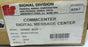 NIB SIGNAL DIVISION 300MC-6SB COMMCENTER DIGITAL MESSAGE CENTER 24VDC 120VAC