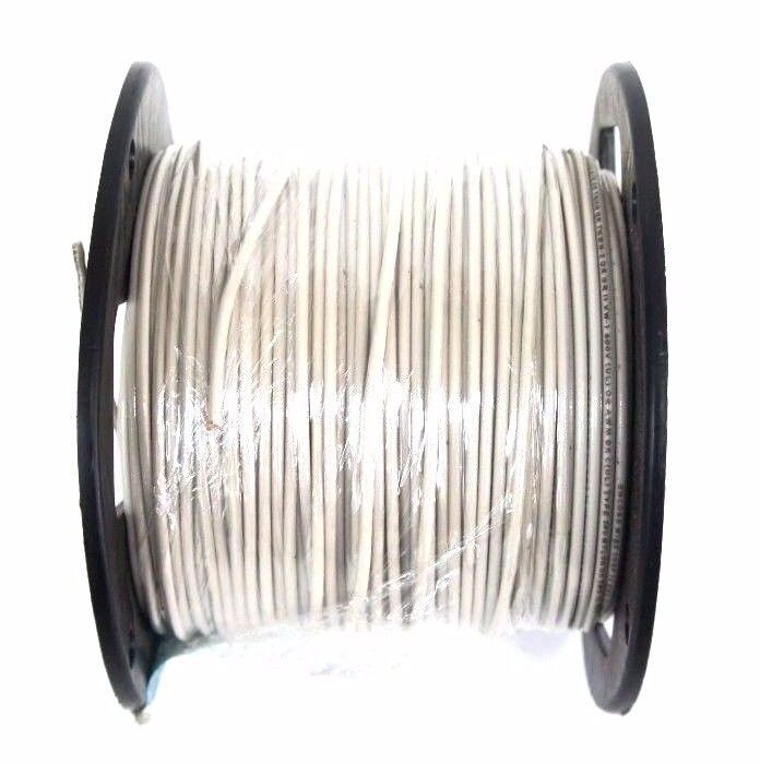 NEW AMERICAN INSULATED #14 GA WHITE STRANDED WIRE 500 FT SPOOL