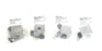 LOT OF 4 NEW REXROTH 3-842-524-486 CUBIC JOINT CONNECTORS 3842524486