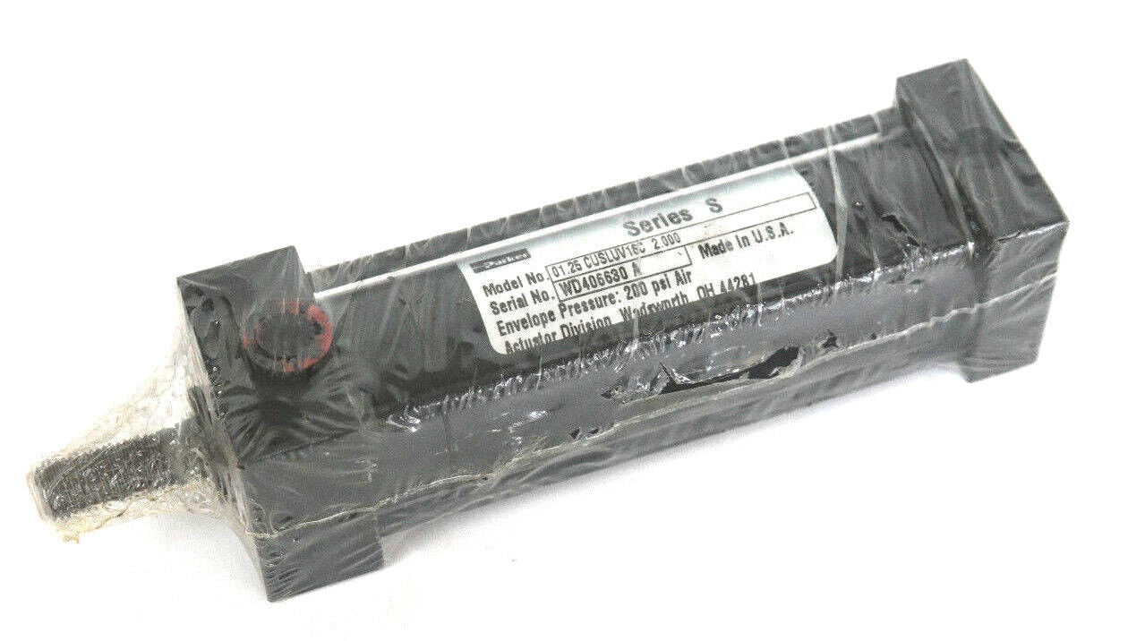 NEW PARKER SERIES S 01.25 CUSLUV16C 2.000 PNEUMATIC CYLINDER