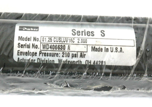 NEW PARKER SERIES S 01.25 CUSLUV16C 2.000 PNEUMATIC CYLINDER