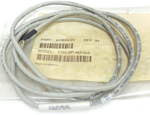 NEW EMERSON CTIU-SP-485-005 RS485 CABLE CTIUSP485005, 810694-05 REV. 01