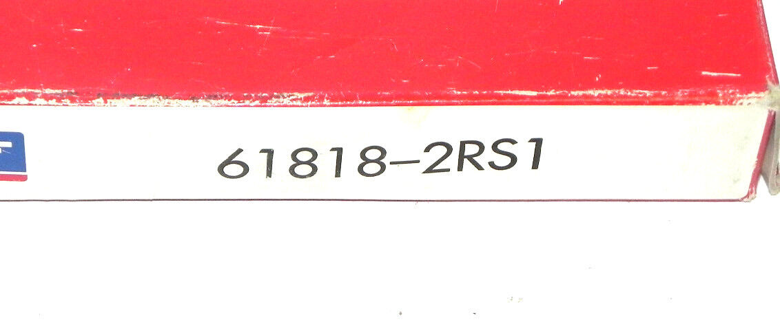 NIB SKF 61818-2RS1 GROOVED BALL BEARING 618182RS1