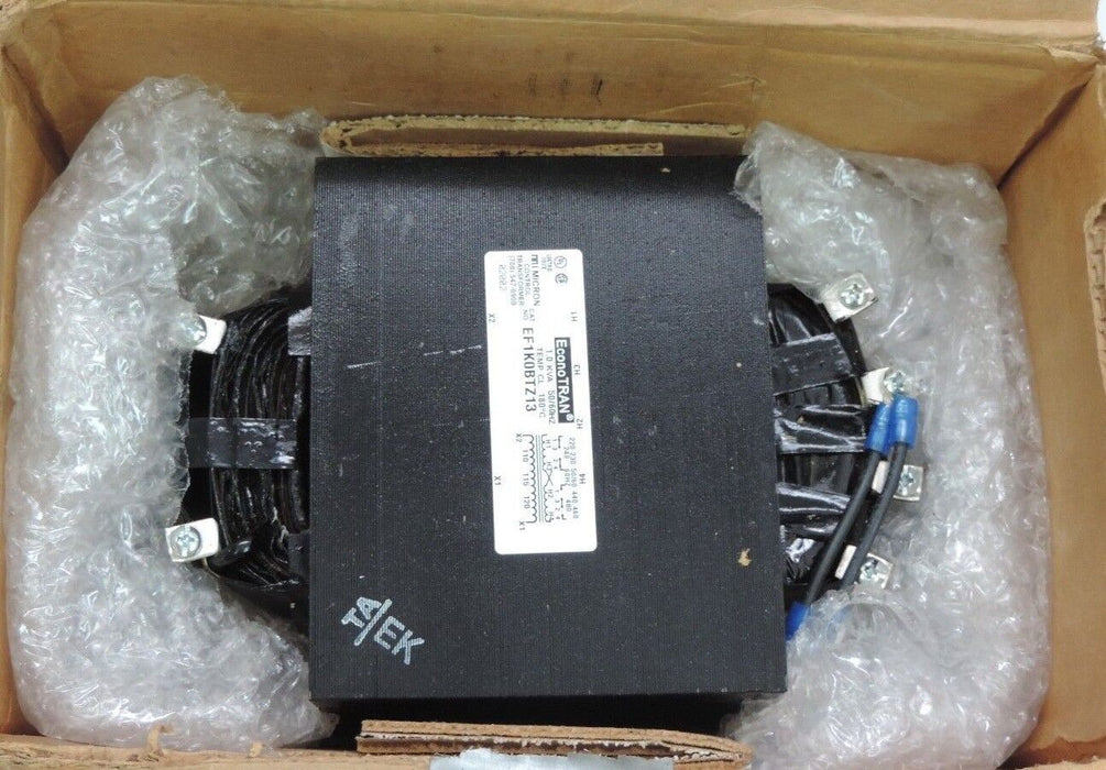 NIB MICRON EF1K0BTZ13 TRANSFORMER ECONO TRAN 1.0KVA 50/60HZ TEMP CL 180 DEG. C