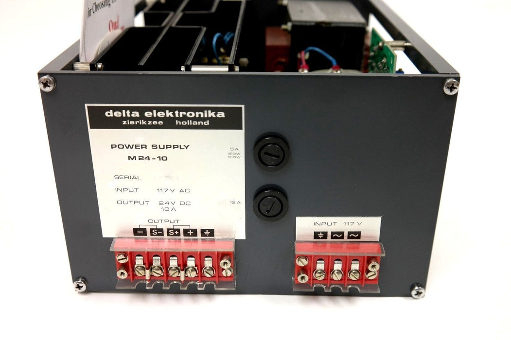 REPAIRED DELTA ELEKTRONIKA M24-10 POWER SUPPLY 117VAC 24VDC 10A M2410