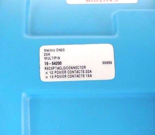 NIB MELTRIC 19-64200 DN20 CONNECTOR RECEPTACLE 1964200