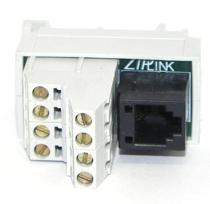 NIB AUTOMATION DIRECT ZL-CMRJ12 ZIPLINK FEED-TROUG CONNECTOR MODULE RJ12, 6PIN