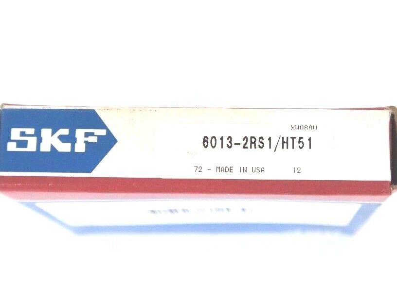 NIB SKF 6013-2RS1/HT51 BALL BEARING 60132RS1HT51