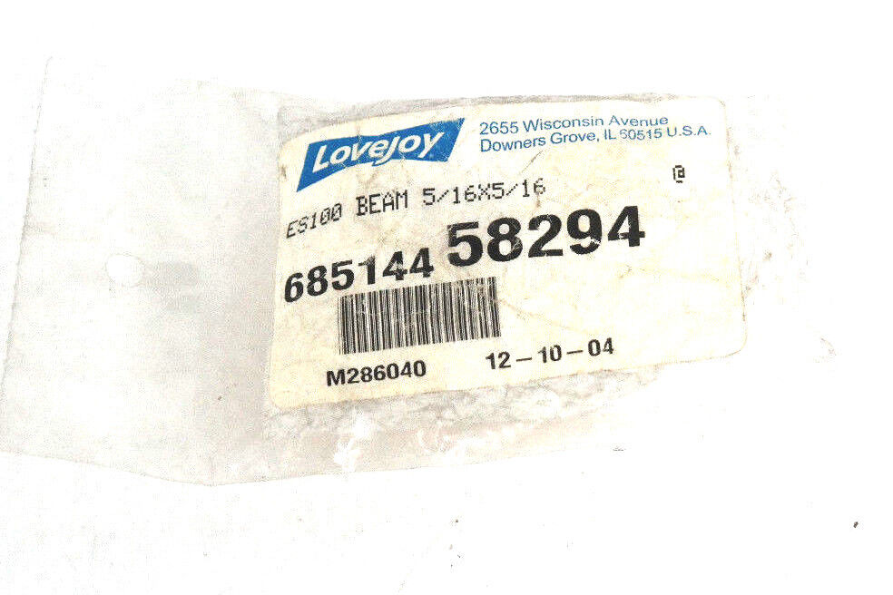 NEW LOVEJOY ES100 BEAM 5/16 X 5/16 68514458294