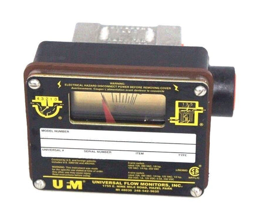 UFM SN-DSE.5GM-4-1100V.86-A61WL-HT-.1D FLOWMETER 100176 TYPE 4 0.1-0.5 GPM NSNP