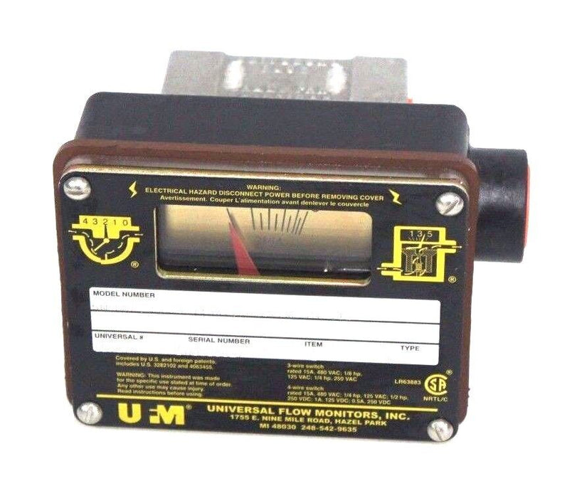 UFM SN-DSE.5GM-4-1100V.86-A61WL-HT-.1D FLOWMETER 100176 TYPE 4 0.1-0.5 GPM NSNP