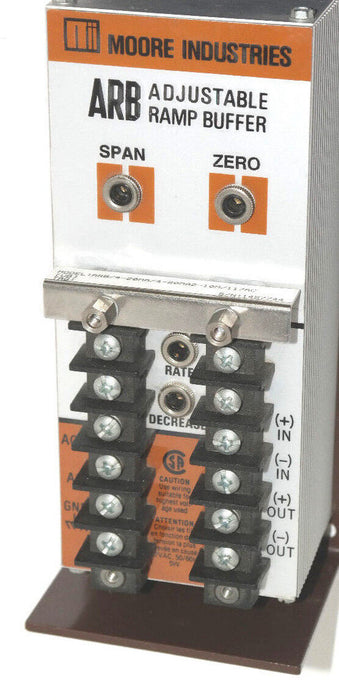 NEW MOORE INDUSTRIES ARB ADJUSTABLE RAMP BUFFER ARB/4-20MA/4-20MA2-10M/117AC