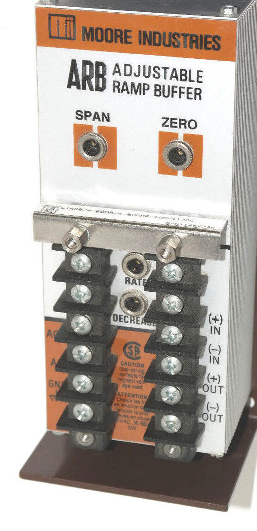 NEW MOORE INDUSTRIES ARB ADJUSTABLE RAMP BUFFER ARB/4-20MA/4-20MA2-10M/117AC