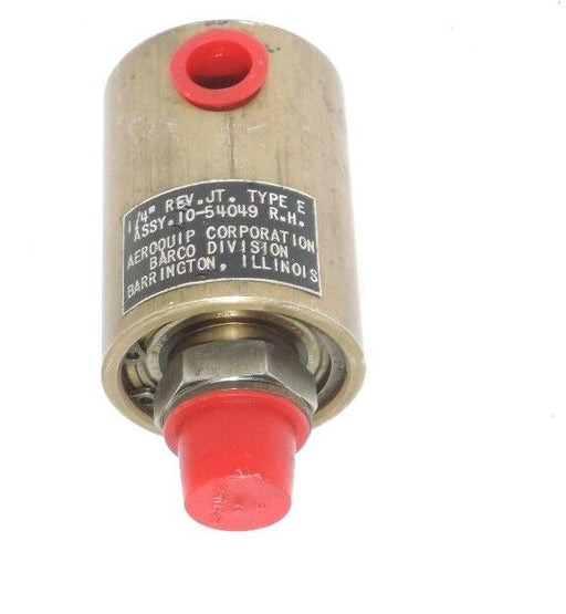 NEW AEROQUIP CORPORATION ASSY. 10-54049 R.H. 1/4'' REV. JT. TYPE: E