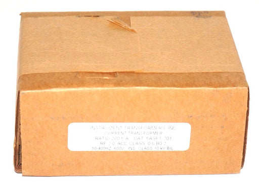 FACTORY SEALED INSTRUMENT TRANSFORMER INC 5ASFT-201 CURRENT TRANSFORMER