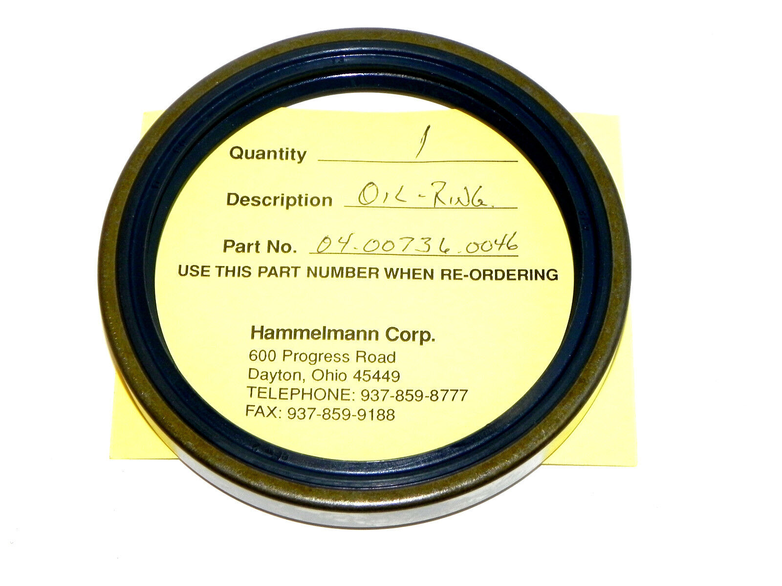 NEW HAMMELMANN 04.00736.0046 OIL SEAL 04007360046