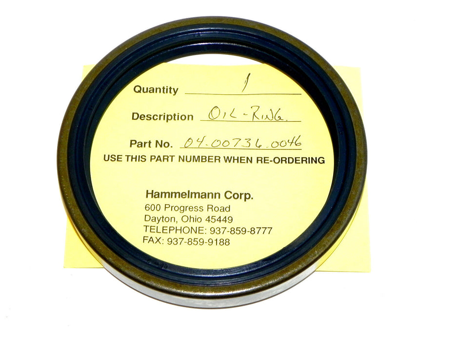 NEW HAMMELMANN 04.00736.0046 OIL SEAL 04007360046