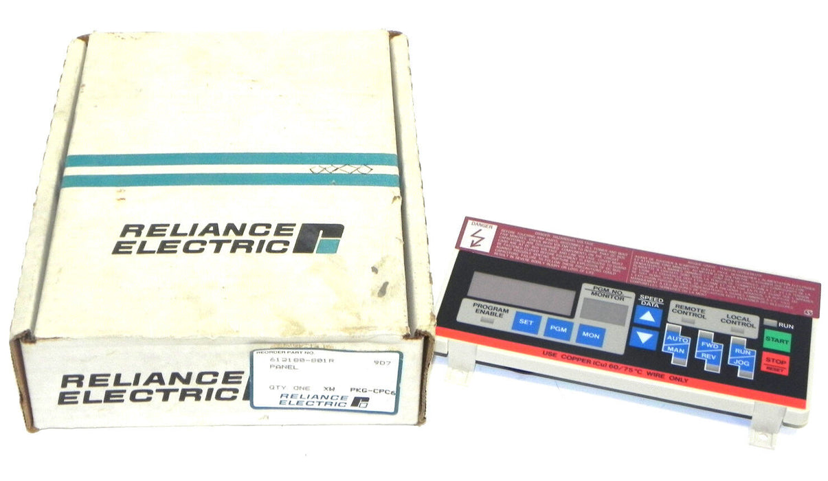 NEW RELIANCE ELECTRIC 612180-801R KEY PAD ASSEMBLY GP2000, 612180801R