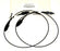 NEW FANUC IC300CBF001A FOX FIBER CABLE PAIR, 1.0M LENGTH IC300CBF001