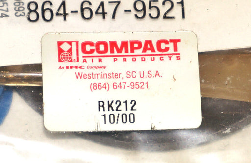 NEW COMPACT AIR PRODUCTS RK212 10/00 CYLINDER REPAIR KIT