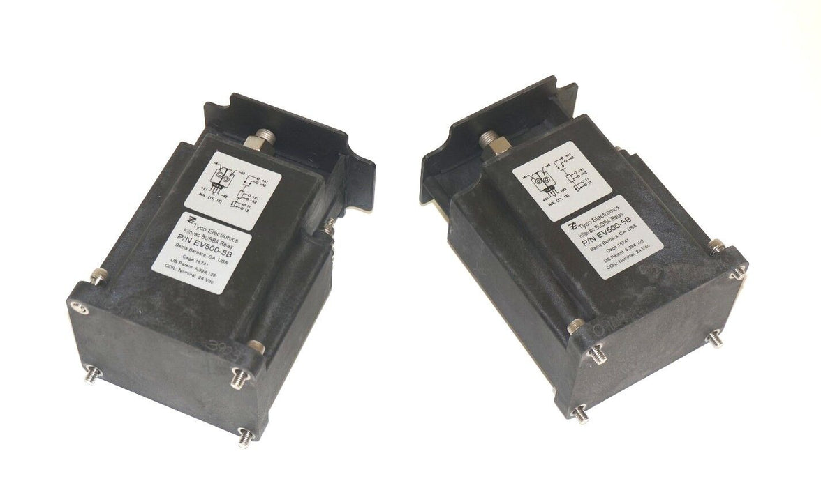 LOT OF 2 NIB TYCO ELECTRONICS EV500-5B KILOVAC BUBBA RELAYS 24VDC COILS
