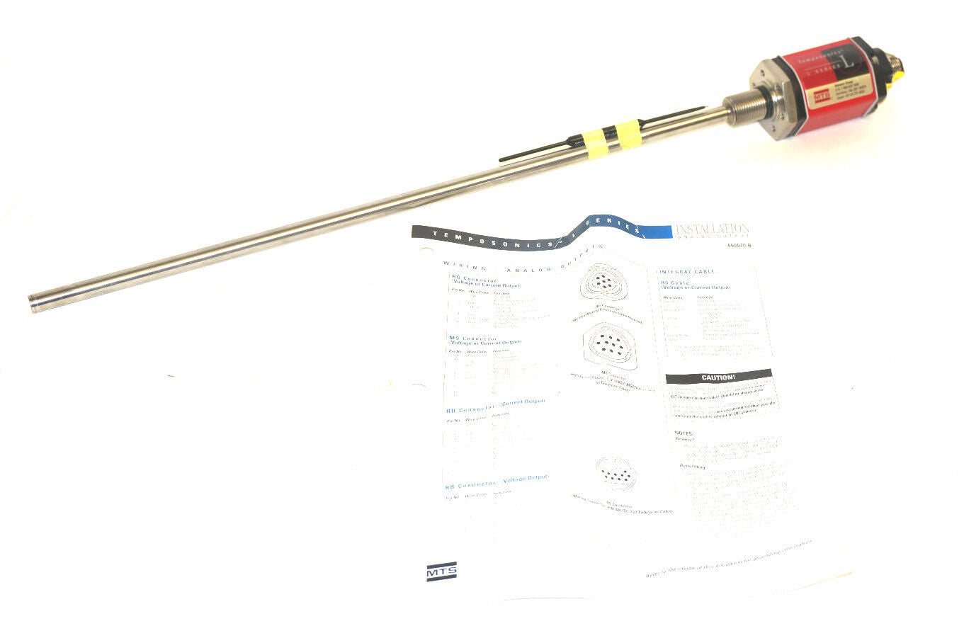 NEW MTS TEMPOSONICS LHTRG00U01301V0 LINEAR TRANSDUCER L SERIES