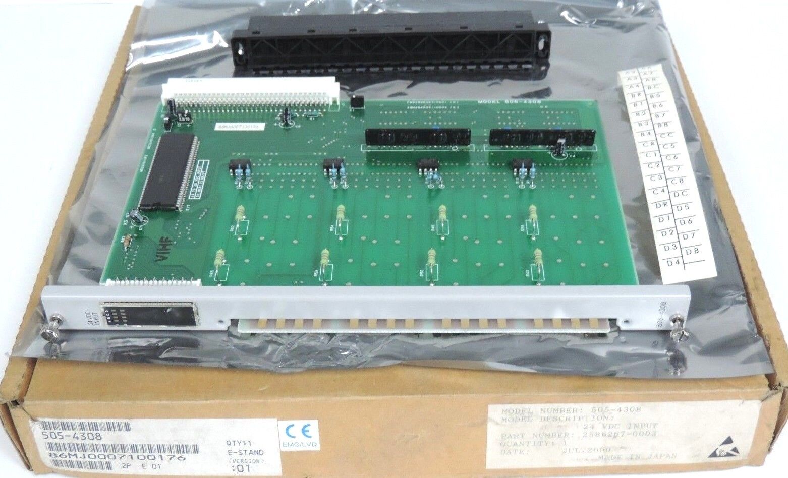 NIB SIEMENS 505-4308 MODULE DIGITAL INPUT 5054308, 24VDC INPUT