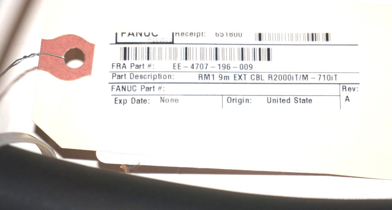 NEW FANUC EE-4707-196-009 CABLE RM1 9M EXT CBL R2000IT/M-710IT REV. A