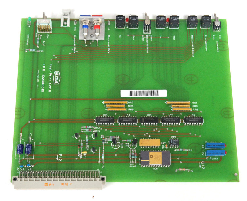 NIB NESTAL 110.240.6510 TEST-PRINT APC II CIRCUIT BOARD 1102406510