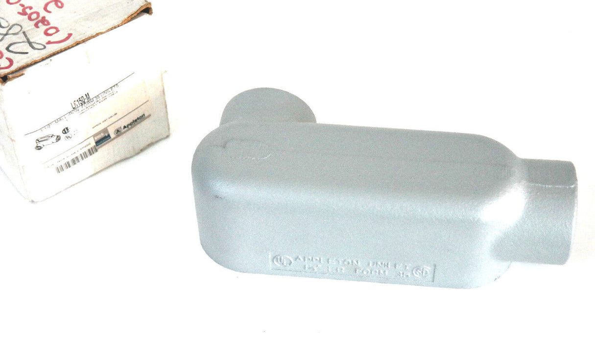 NIB APPLETON LR150-M 1-1/2" MALL IRON FORM 35 UNILET CONDUIT OUTLET BODY
