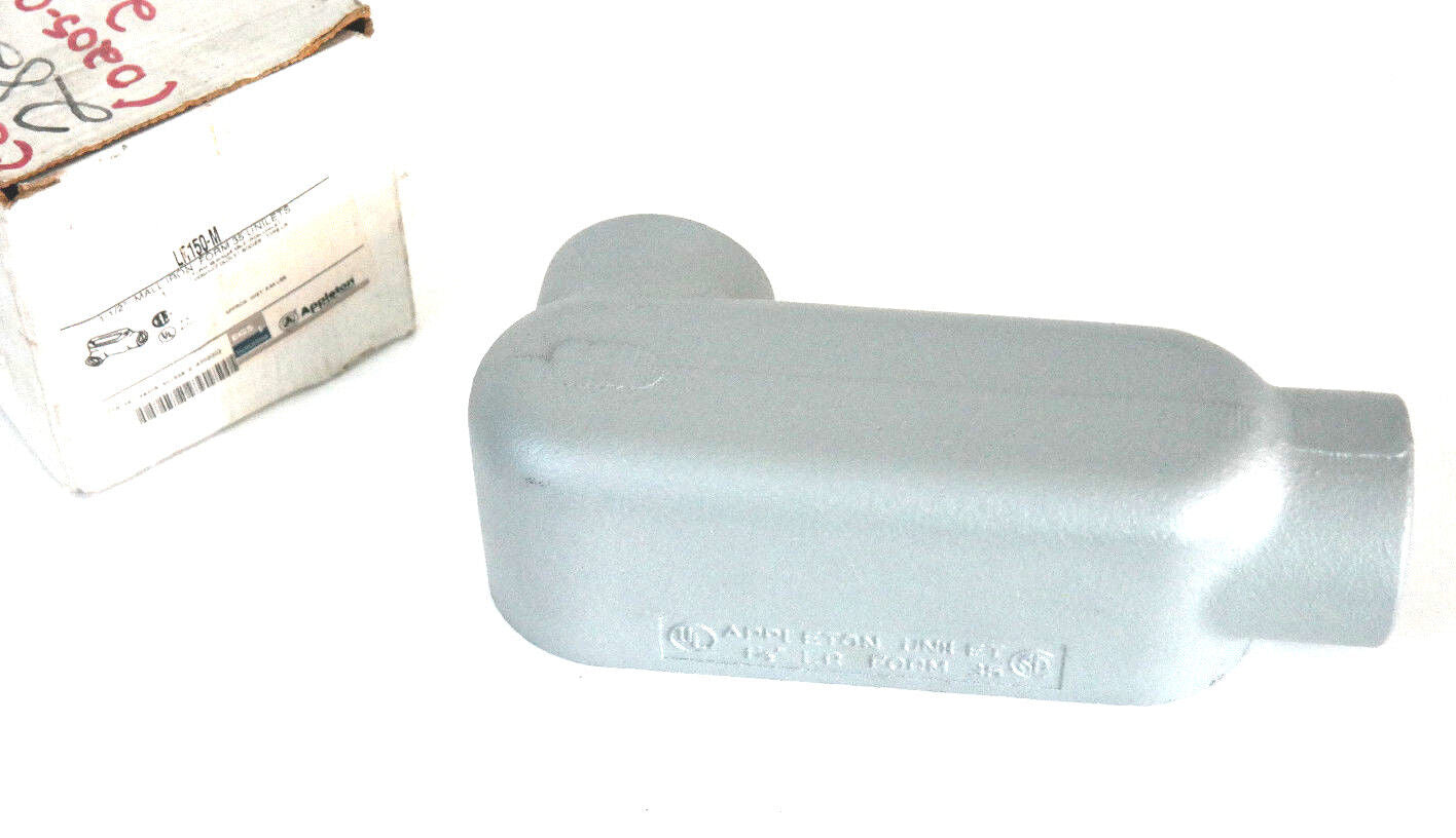 NIB APPLETON LR150-M 1-1/2" MALL IRON FORM 35 UNILET CONDUIT OUTLET BODY