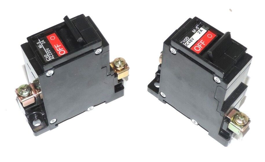 LOT OF 2 NEW MATSUSHITA CP-C CIRCUIT PROTECTORS, CPCBAC101205D, CPCBAC101205