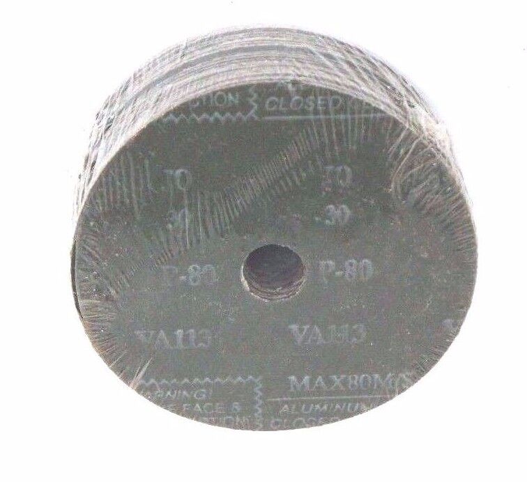 NIB ARC TYPE VA113 RESIN FIBER DISCS 4" X 5/8" 80 GRIT QTY: 25