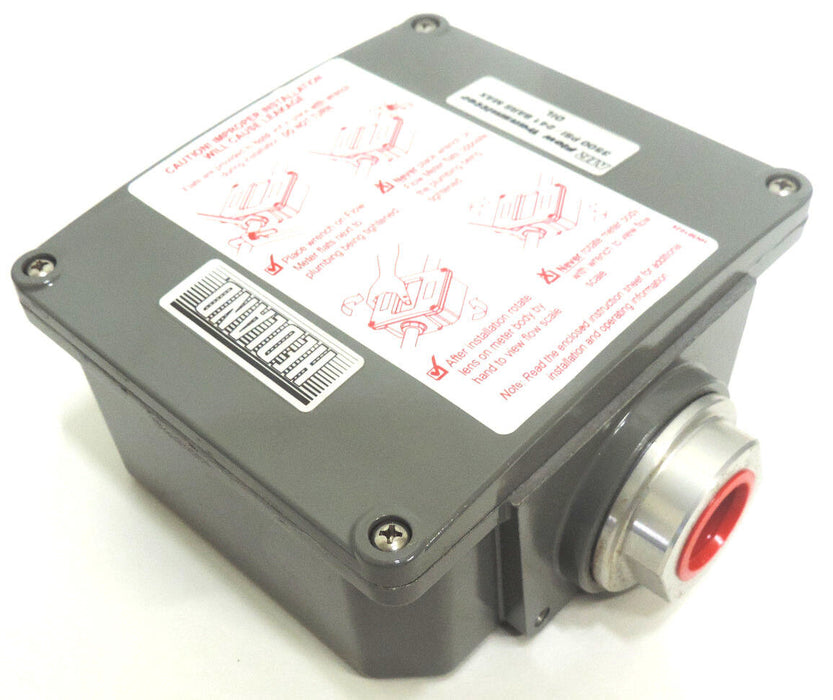 NIB HEDLAND H701A-030-MR FLOW METER 3/4" NPT OIL 30GPM, MR FLOW TRANSMITTER