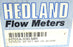 NIB HEDLAND H701A-030-MR FLOW METER 3/4" NPT OIL 30GPM, MR FLOW TRANSMITTER
