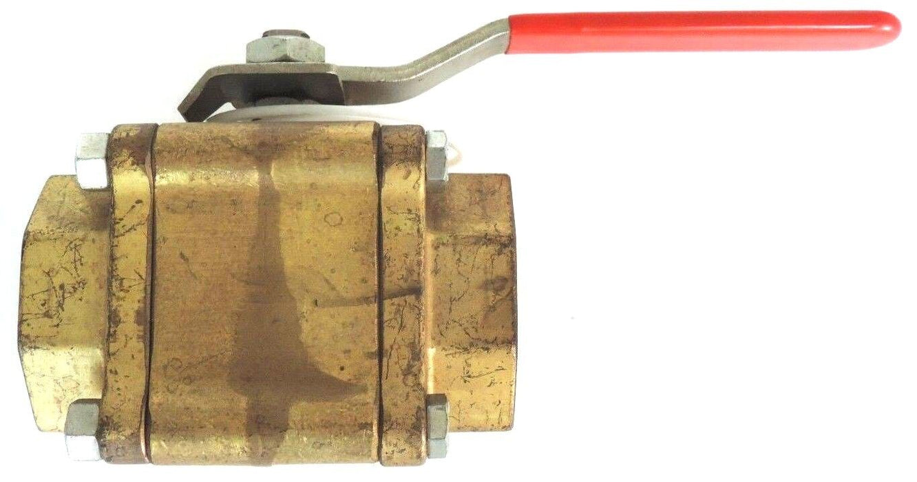NEW WORCESTER 2" 416TTE BALL VALVE R16CWP1000 THREE PIECE