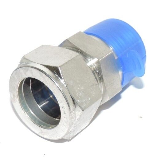 LOT OF 4 NEW PARKER 16-316 CONNECTORS 1" TUBE TO 1" MALE THREAD 16316